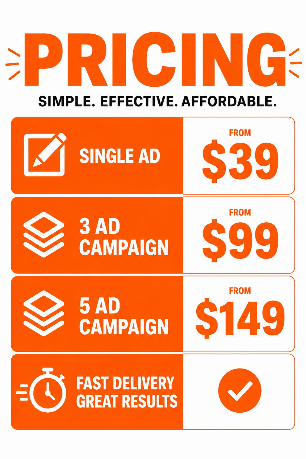 Social Media Ad Pricing Mobile